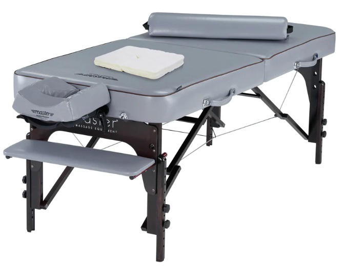 1-Масажний стіл Master Massage Montour LX Dove grey (США)