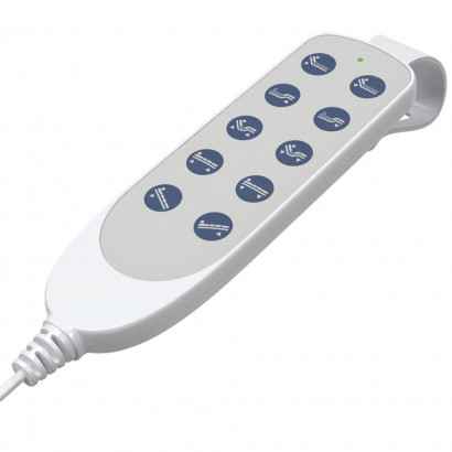 Ліжко з електрокеруванням та металевим ложем OSD-HK-9500