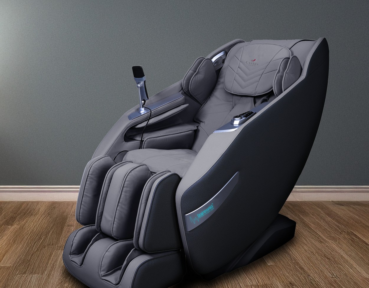 Массажное кресло Casada Betasonic III grey/black