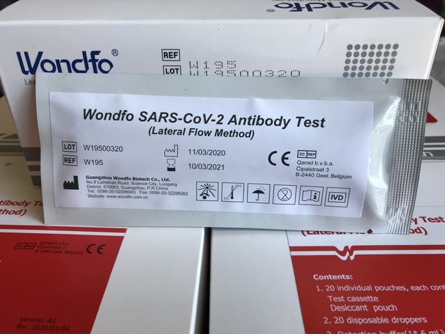 Тест на виявлення антитіл коронавірусу SARS-CoV-2 Original (20 шт)