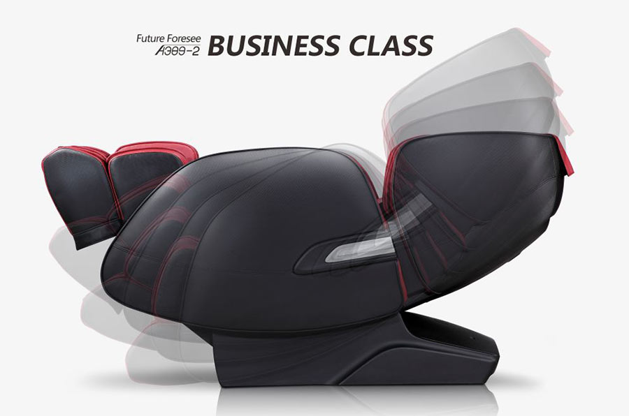 Массажное кресло AlphaSonic II +Braintronics (grey-red) Limited Edition 2018