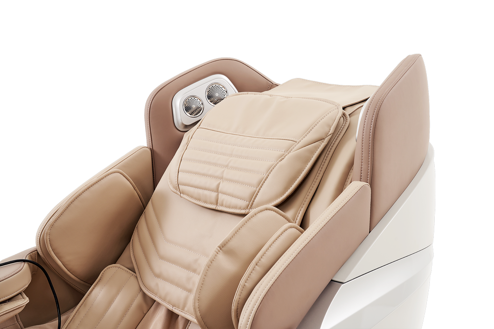 Массажное кресло Casada AlphaSonic III White Khaki