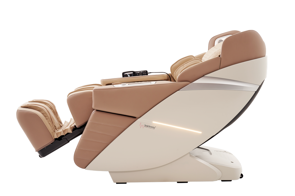 Массажное кресло Casada AlphaSonic III White Khaki