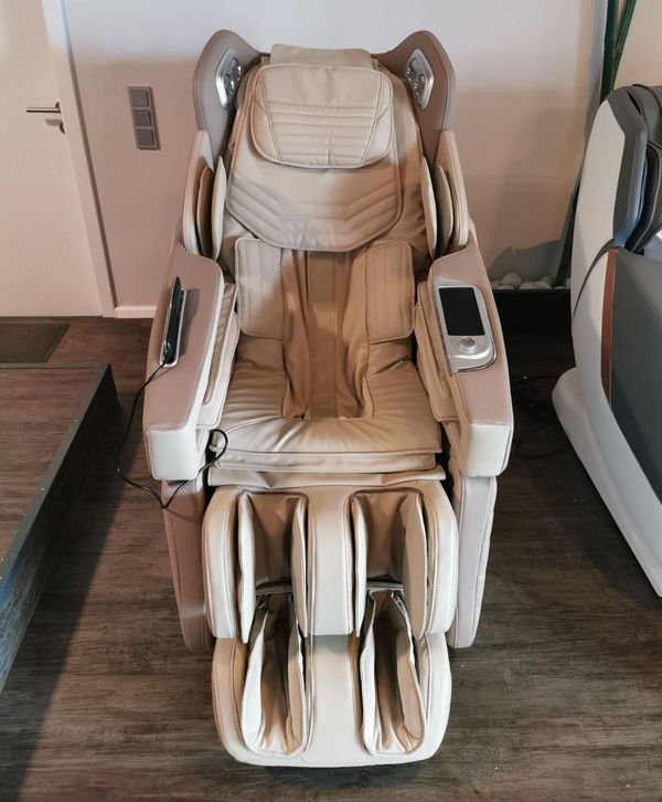 Массажное кресло Casada AlphaSonic III White Khaki