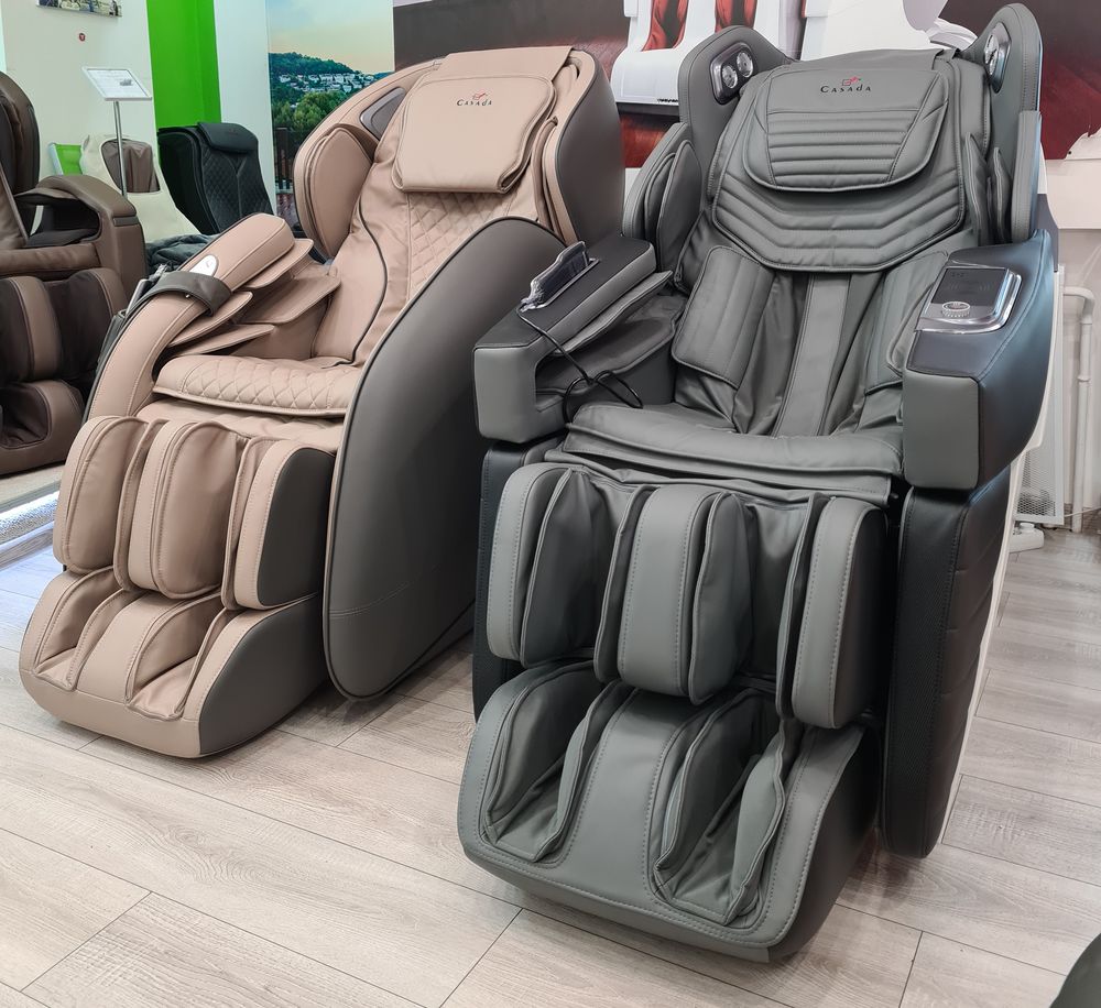 Масажне крісло Casada AlphaSonic III White Black 