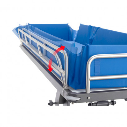 Каталка для миття лежачих пацієнтів SHOWER-TROLLEY-FOR-PAEDIATRIC-USE