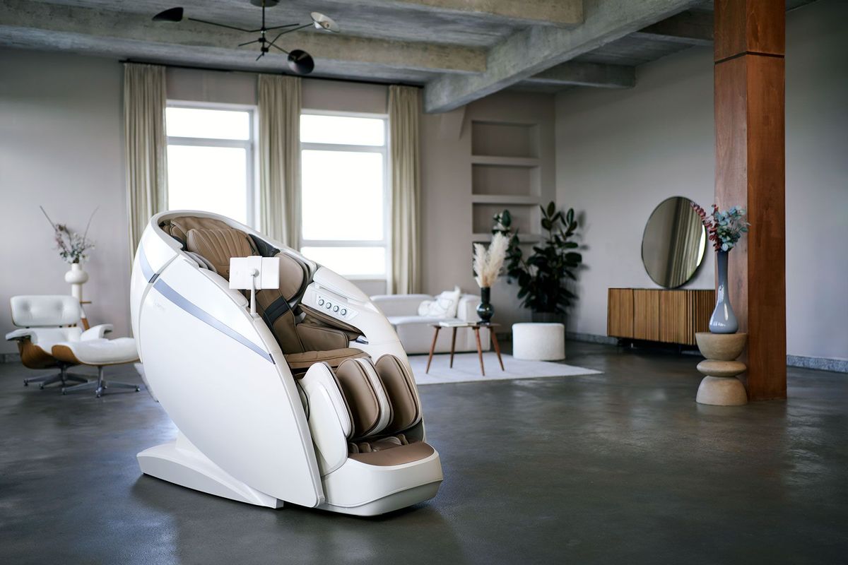 Масажне крісло Casada SKYLINER III Brown/Whitе